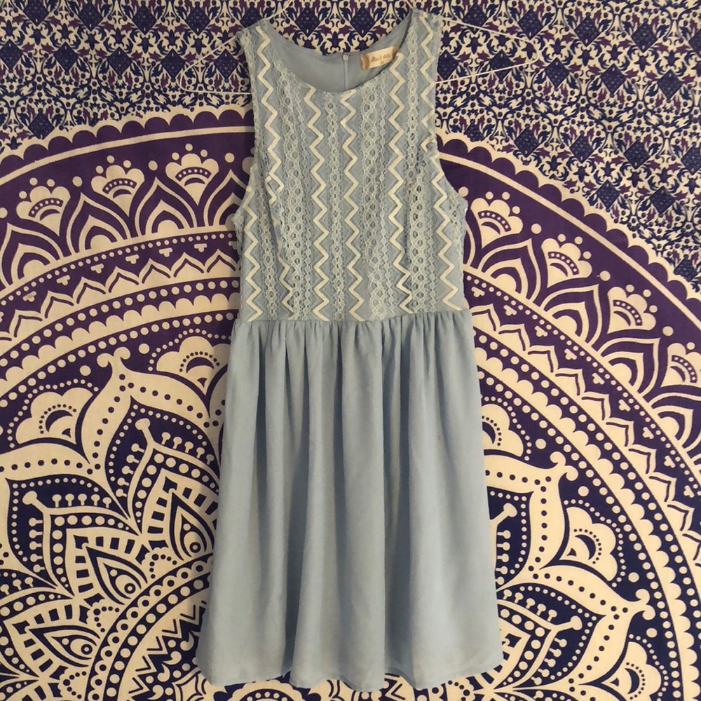 Pale blue altar’d state dress